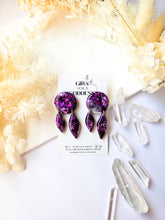 Load image into Gallery viewer, Deep Purple Glitter Marble
