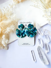 Load image into Gallery viewer, Turquoise Glitter Marble
