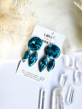 Load image into Gallery viewer, Turquoise Glitter Marble
