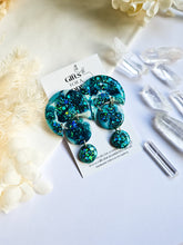 Load image into Gallery viewer, Turquoise Glitter Marble
