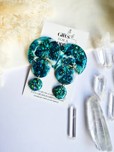 Load image into Gallery viewer, Turquoise Glitter Marble
