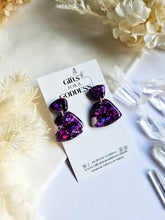 Load image into Gallery viewer, Deep Purple Glitter Marble
