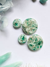 Load image into Gallery viewer, Jade Green &amp; Silver Marble
