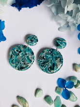 Load image into Gallery viewer, Turquoise &amp; Silver Marble
