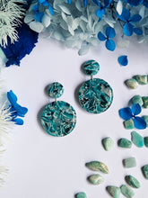 Load image into Gallery viewer, Turquoise &amp; Silver Marble
