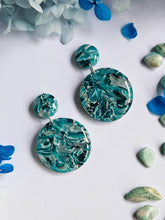 Load image into Gallery viewer, Turquoise &amp; Silver Marble
