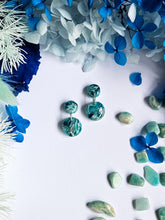 Load image into Gallery viewer, Turquoise &amp; Silver Marble
