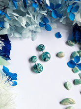 Load image into Gallery viewer, Turquoise &amp; Silver Marble
