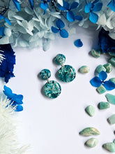 Load image into Gallery viewer, Turquoise &amp; Silver Marble
