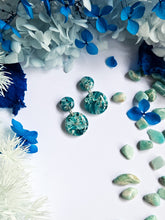 Load image into Gallery viewer, Turquoise &amp; Silver Marble
