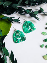 Load image into Gallery viewer, Emerald Green &amp; Gold Marble
