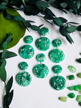 Load image into Gallery viewer, Emerald Green &amp; Gold Marble
