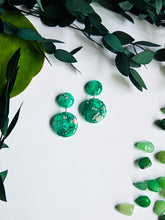 Load image into Gallery viewer, Emerald Green &amp; Gold Marble
