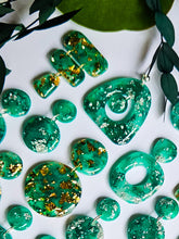 Load image into Gallery viewer, Emerald Green &amp; Gold Marble
