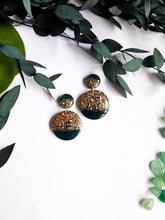 Load image into Gallery viewer, Mid Emerald and Gold Glitter
