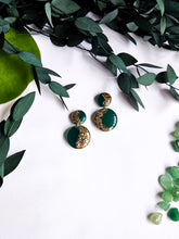 Load image into Gallery viewer, Small Emerald and Gold Glitter
