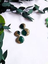 Load image into Gallery viewer, Small Emerald and Gold Glitter
