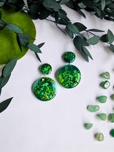 Load image into Gallery viewer, Large Green Glitter Marble
